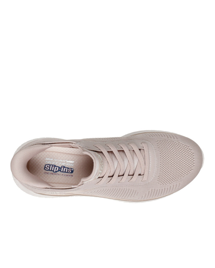Buty damskie Skechers BOBS SQUAD CHAOS-CURRENT MUSE 117497NTGD Beżowe - Sklep online Mastersport