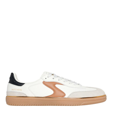 Buty damskie Skechers HOTSHOT - LIVING LUXE 185405NTBR Białe - Sklep online Mastersport