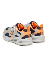 Buty dziecięce Skechers METEOR LIGHTS GLOW 401498NSLOR Szare - Sklep online Mastersport