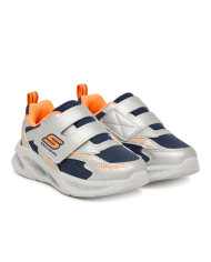 Buty dziecięce Skechers METEOR LIGHTS GLOW 401498NSLOR Szare - Sklep online Mastersport