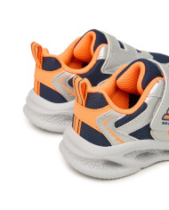 Buty dziecięce Skechers METEOR LIGHTS GLOW 401498NSLOR Szare - Sklep online Mastersport