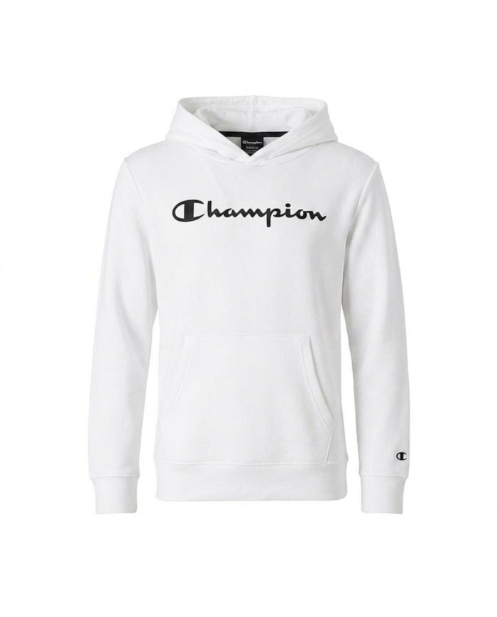 Bluza dziecięca Champion HOODED SWEATSHIRT 305903WW001 Biała - Sklep online Mastersport