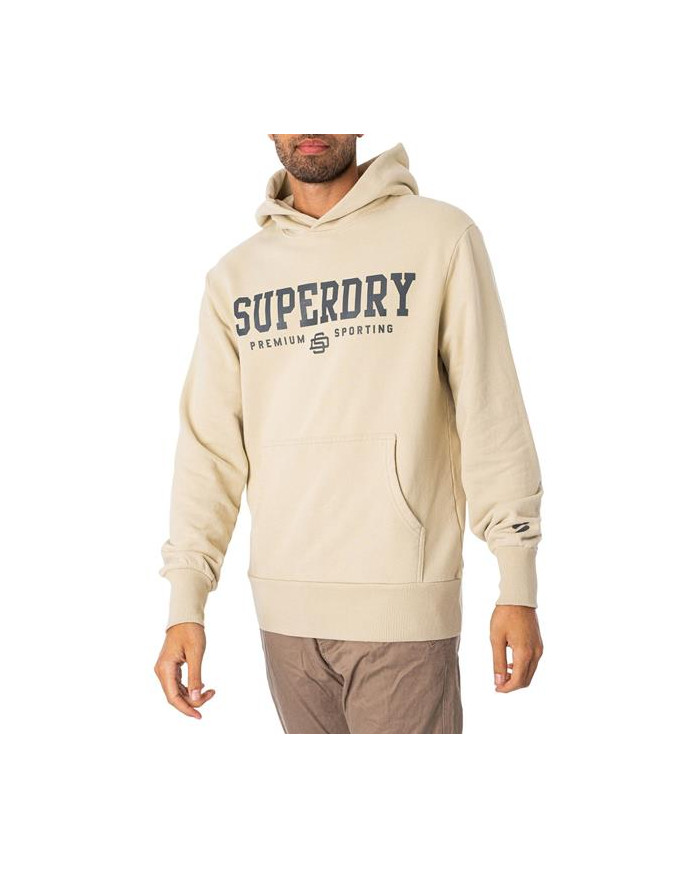 Bluza męska Superdry CODE CORE SPORT HOOD M2012562A8PV Beżowa - Sklep online Mastersport