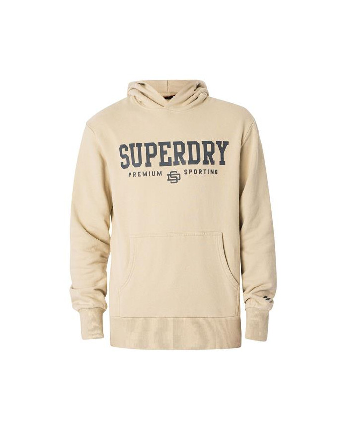 Bluza męska Superdry CODE CORE SPORT HOOD M2012562A8PV Beżowa - Sklep online Mastersport