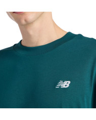 Koszulka męska New Balance SPORT ESSENTIALS COTTON T MT41509AAV Zielona - Sklep online Mastersport