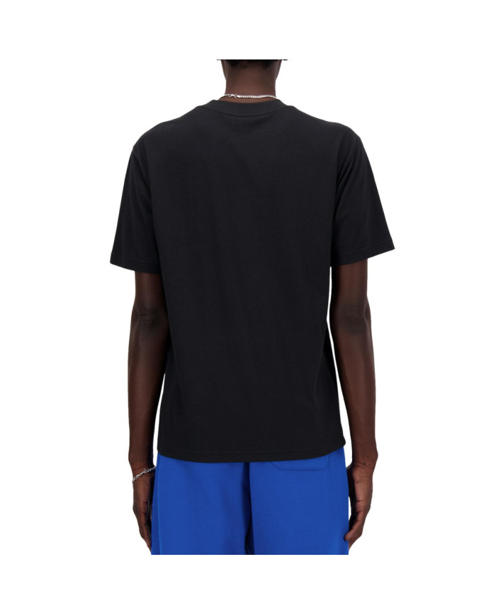 Koszulka męska New Balance S/S SMALL LOGO BK MT41509BK Czarna - Sklep online Mastersport