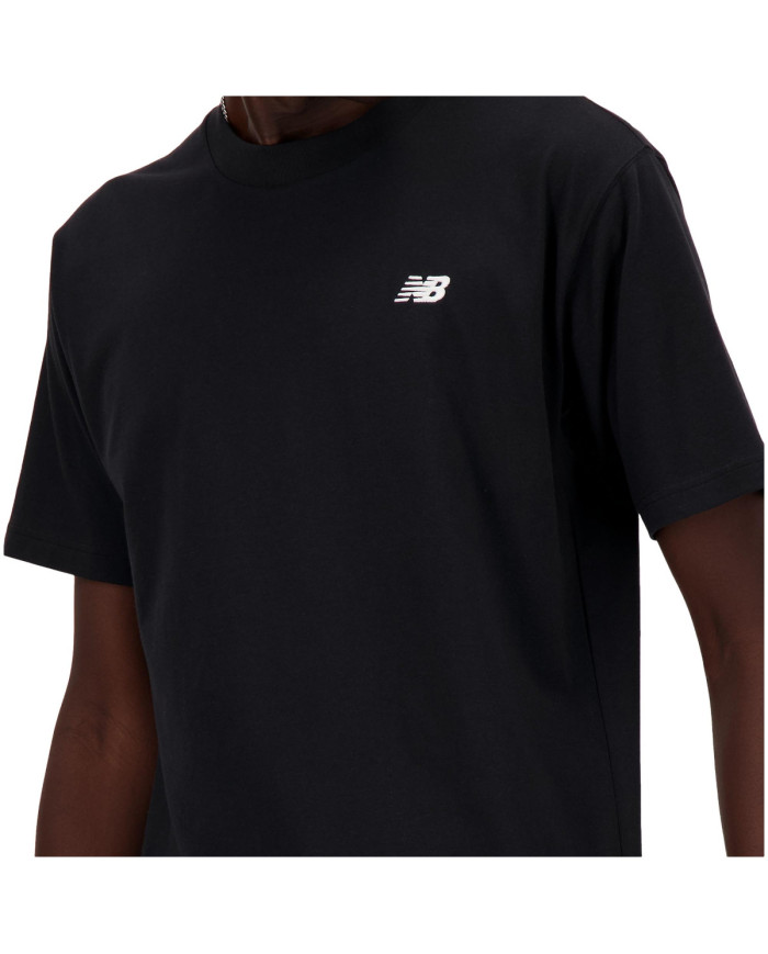Koszulka męska New Balance S/S SMALL LOGO BK MT41509BK Czarna - Sklep online Mastersport
