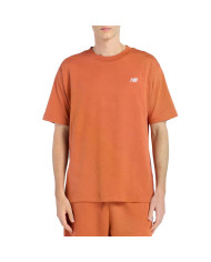 Koszulka męska New Balance SPORT ESSENTIALS COTTON MT41509CNN Pomarańczowa - Sklep online Mastersport