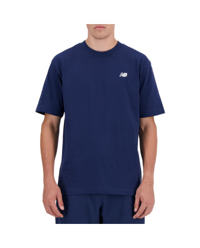 Koszulka męska New Balance S/S SMALL LOGO MT41509NNY Granatowa - Sklep online Mastersport