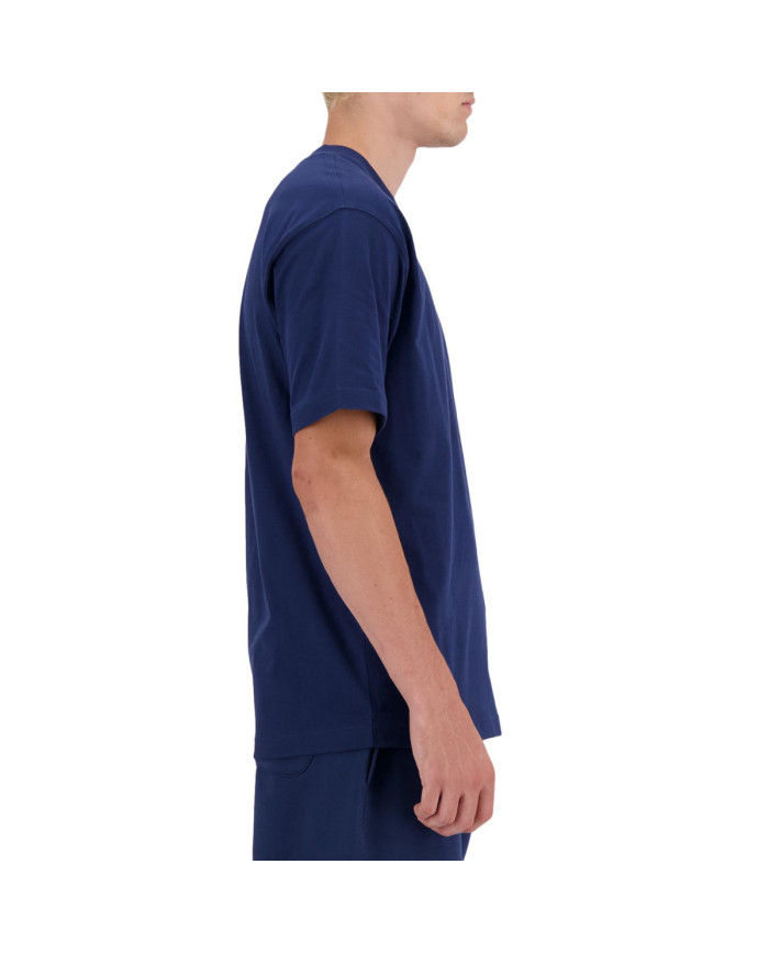 Koszulka męska New Balance S/S SMALL LOGO MT41509NNY Granatowa - Sklep online Mastersport