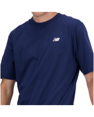 Koszulka męska New Balance S/S SMALL LOGO MT41509NNY Granatowa - Sklep online Mastersport
