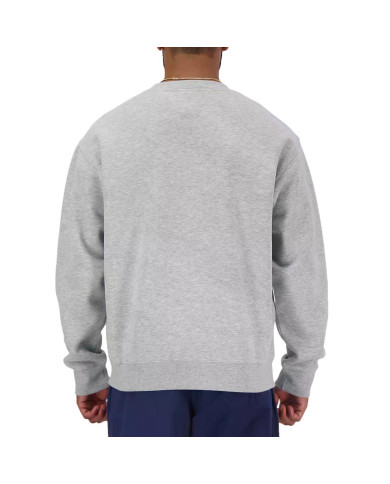 Bluza męska New Balance SPORT ESSENTIALS FLEECE CREW MT41510AG Szara - Sklep online Mastersport
