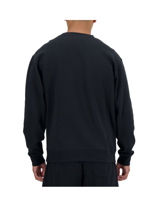 Bluza męska New Balance SPORT ESSENTIALS FLEECE CREW MT41510BK Czarna - Sklep online Mastersport