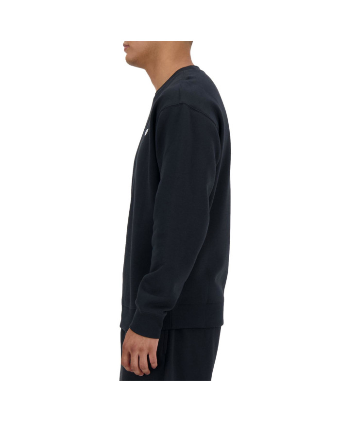 Bluza męska New Balance SPORT ESSENTIALS FLEECE CREW MT41510BK Czarna - Sklep online Mastersport