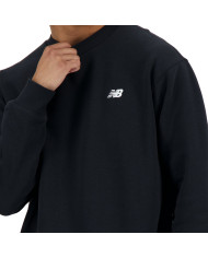 Bluza męska New Balance SPORT ESSENTIALS FLEECE CREW MT41510BK Czarna - Sklep online Mastersport