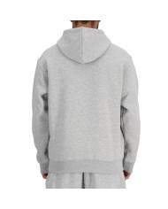 Bluza męska New Balance SPORT ESSENTIALS FLEECE HOODIE MT41511AG Szara - Sklep online Mastersport