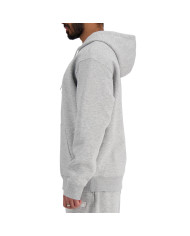 Bluza męska New Balance SPORT ESSENTIALS FLEECE HOODIE MT41511AG Szara - Sklep online Mastersport