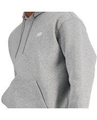 Bluza męska New Balance SPORT ESSENTIALS FLEECE HOODIE MT41511AG Szara - Sklep online Mastersport