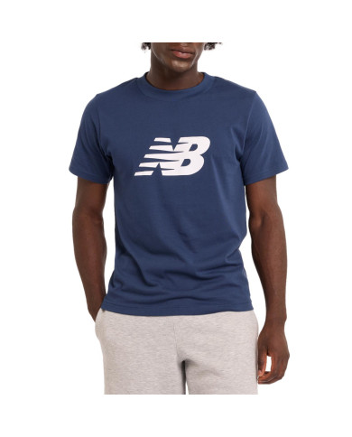 Koszulka męska New Balance S/S SPORT GRAPHIC V FLYING NNY MT43906NNY Granatowa - Sklep online Mastersport