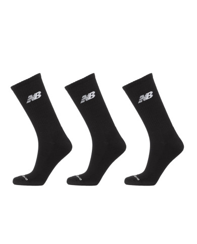 Skarpetki New Balance EVERYDAY CREW 3 PACK LAS51293BKW Czarne - Sklep online Mastersport