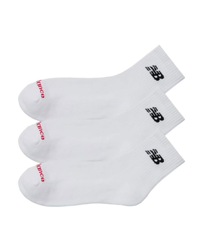 Skarpetki New Balance EVERYDAY ANKLE 3 PACK LAS51303WK Białe - Sklep online Mastersport