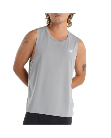 Koszulka męska New Balance SPORT TANK MT51800YST Szara - Sklep online Mastersport