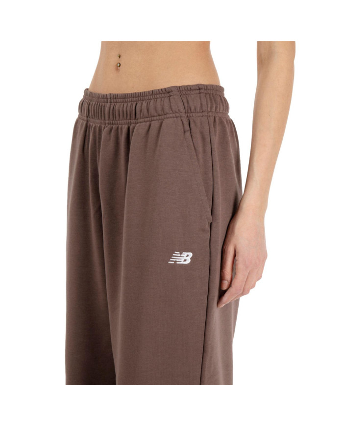 Spodnie damskie New Balance SPORT ESSENTIALS FRENCH TER ABP WP41500ABP Brązowe - Sklep online Mastersport