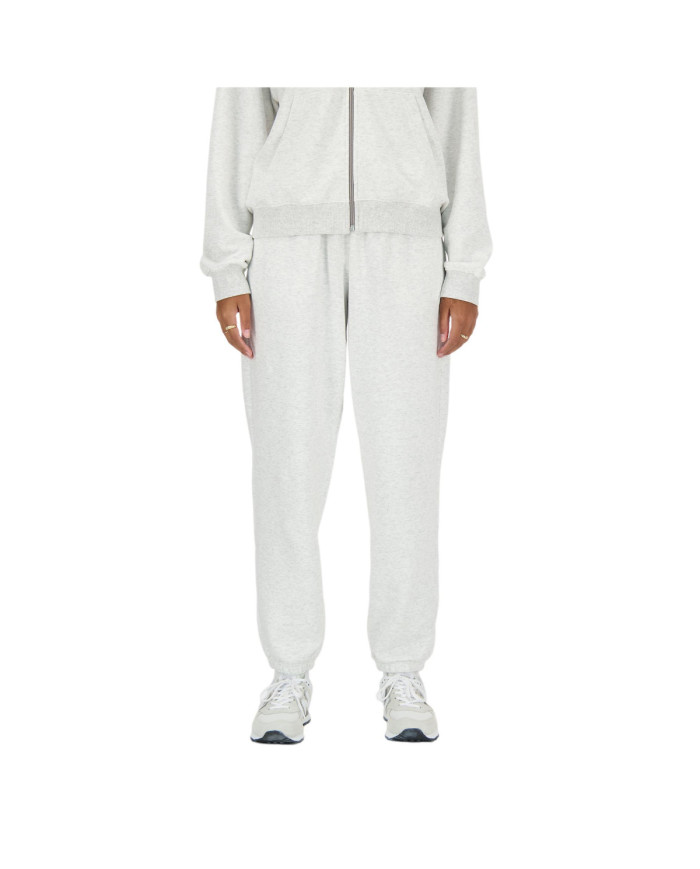 Spodnie damskie New Balance SPORT ESSENTIALS FRENCH TER ABP WP41500AHH Szare - Sklep online Mastersport