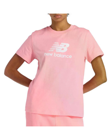Koszulka damska New Balance SPORT ESSENTIALS JERSEY LO WT41502AA6 Różowa - Sklep online Mastersport