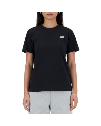 Koszulka damska New Balance S/S JERSEY WT41509BK Czarna - Sklep online Mastersport