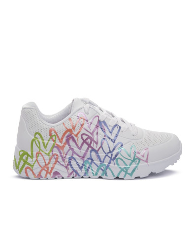 Buty Skechers UNO LITE-METALLIC JOY 314098LWMLT Białe - Sklep online Mastersport