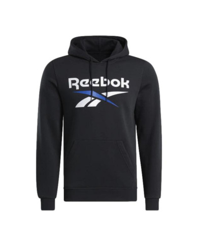 Bluza męska Reebok IDENTITY BIG LOGO FLEECE HOODIE 100206027 Czarna - Sklep online Mastersport