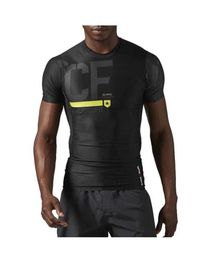 Koszulka męska Reebok SS RCF COMPRESSION AX8876 Czarna - Sklep online Mastersport