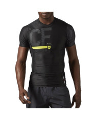 Koszulka męska Reebok SS RCF COMPRESSION AX8876 Czarna - Sklep online Mastersport