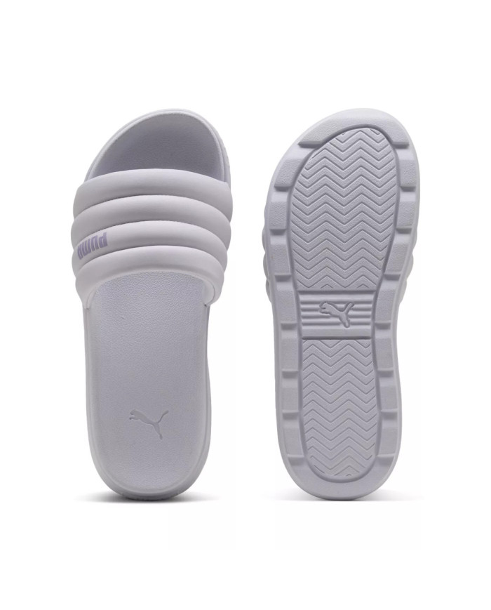 Klapki damskie Puma KARMEN SLIDE PUFFY WMNS 39539913 Szare - Sklep online Mastersport