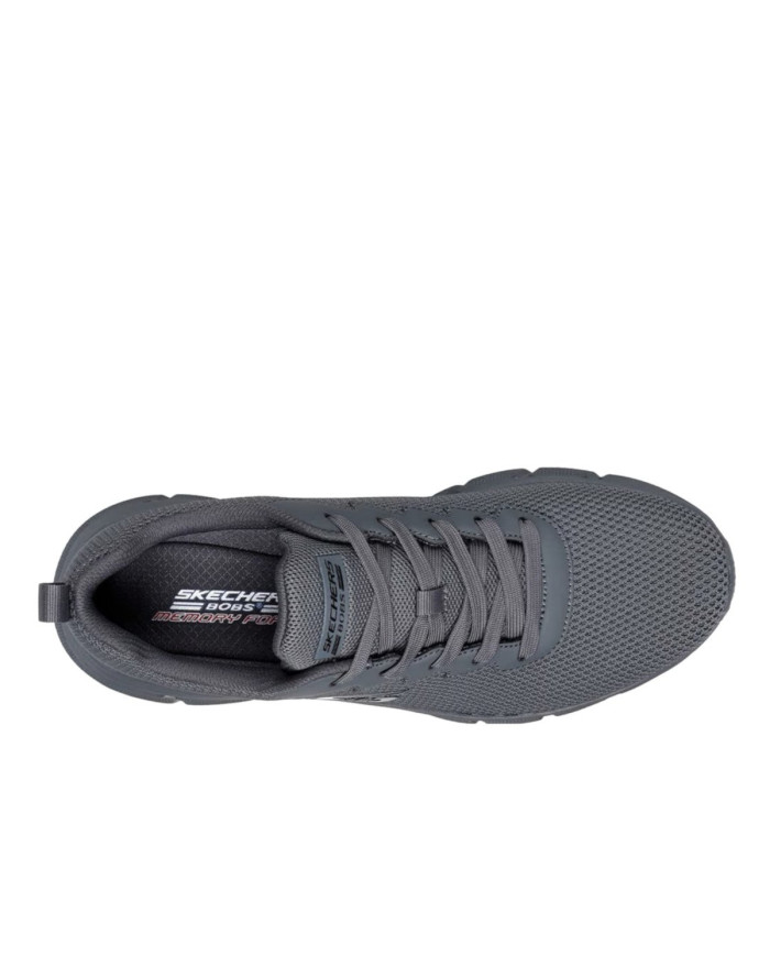 Buty męskie Skechers BOBS B FLEX - CHILL EDGE 118106DKGY Szare - Sklep online Mastersport
