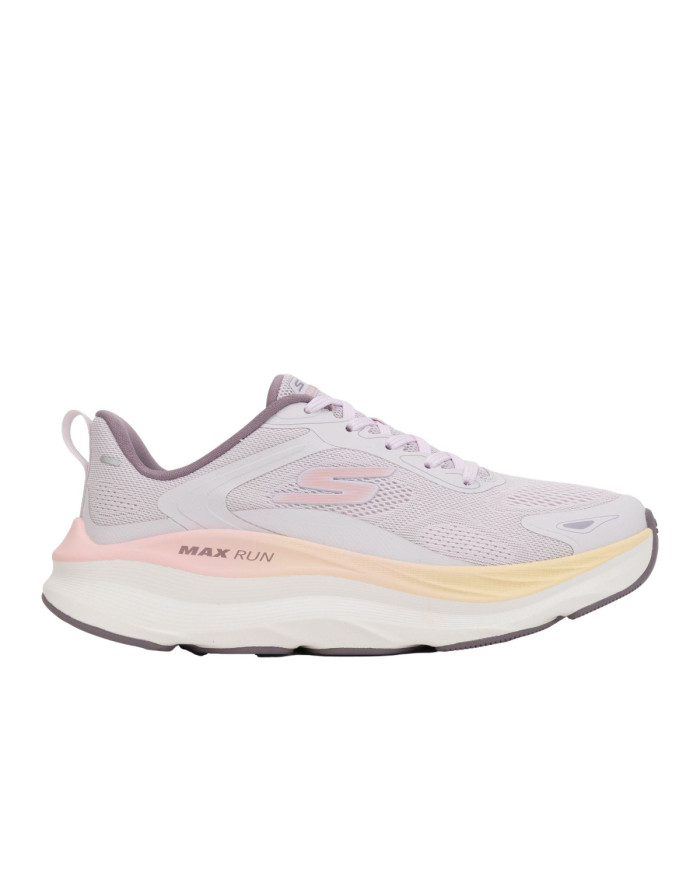 Buty damskie Skechers MAX RUN - PACEWAVE 129202LAV Białe - Sklep online Mastersport