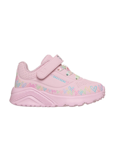 Buty dziecięce Skechers UNO LITE-HEART CRAZE 314091NLPMT Różowe - Sklep online Mastersport