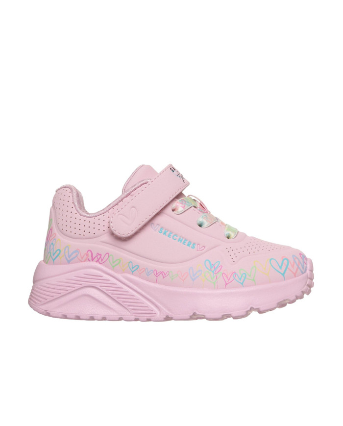 Buty dziecięce Skechers UNO LITE-HEART CRAZE 314091NLPMT Różowe - Sklep online Mastersport