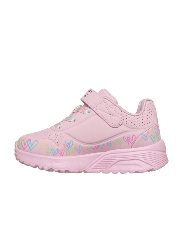 Buty dziecięce Skechers UNO LITE-HEART CRAZE 314091NLPMT Różowe - Sklep online Mastersport