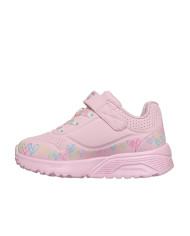 Buty dziecięce Skechers UNO LITE-HEART CRAZE 314091NLPMT Różowe - Sklep online Mastersport