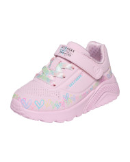Buty dziecięce Skechers UNO LITE-HEART CRAZE 314091NLPMT Różowe - Sklep online Mastersport