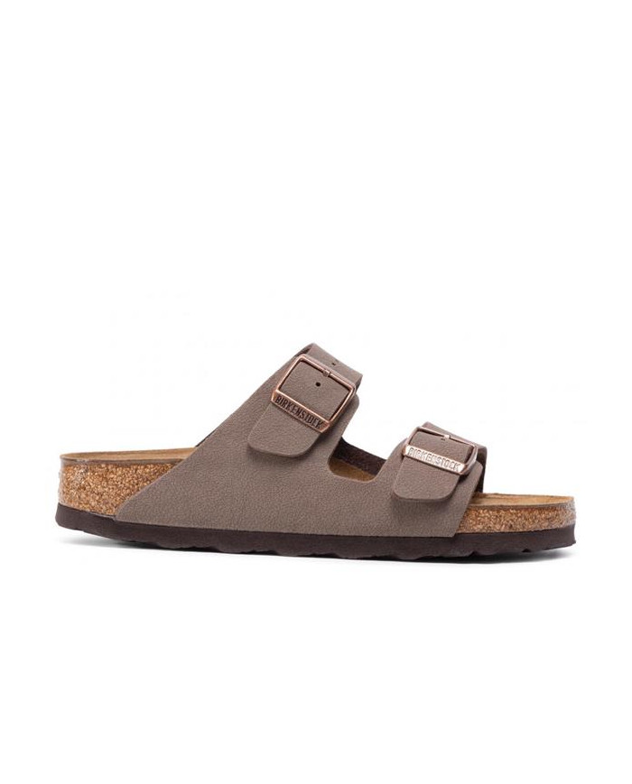 Klapki damskie Birkenstock ARIZONA BFBC NARROW 0151183 Brązowe - Sklep online Mastersport