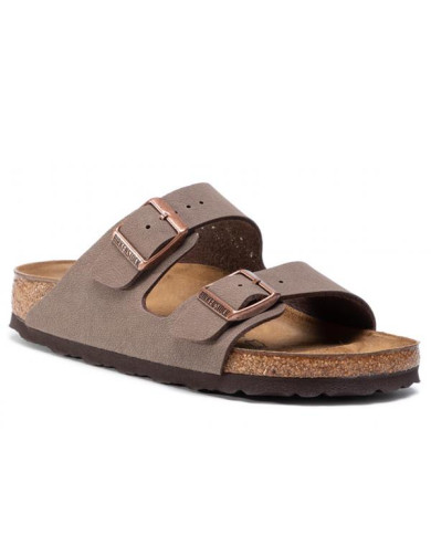 Klapki damskie Birkenstock ARIZONA BFBC NARROW 0151183 Brązowe - Sklep online Mastersport