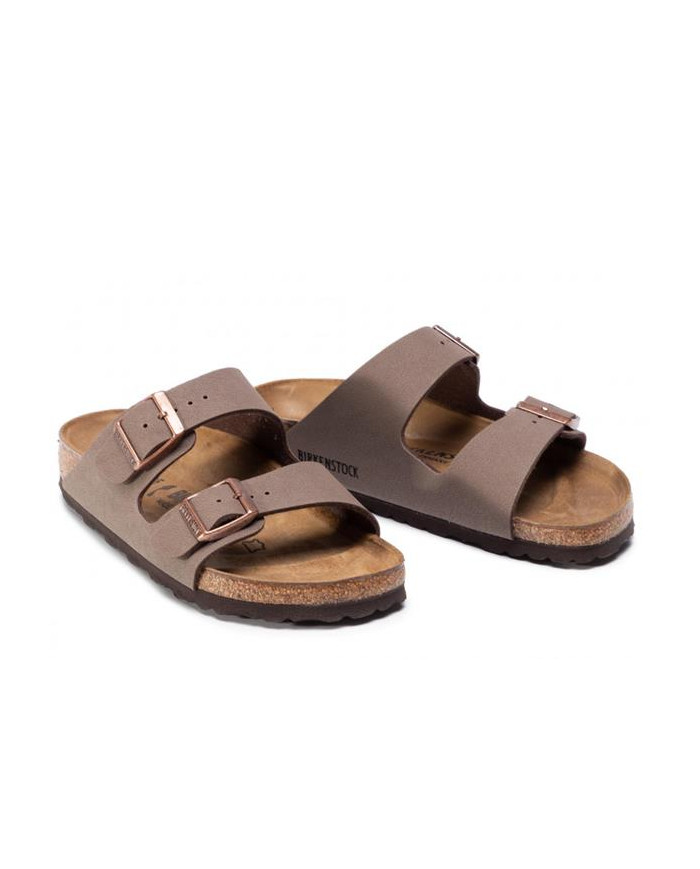 Klapki damskie Birkenstock ARIZONA BFBC NARROW 0151183 Brązowe - Sklep online Mastersport