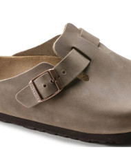 Klapki męskie Birkenstock BOSTON LEOI REGULAR 0960811 Brązowe - Sklep online Mastersport