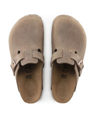 Klapki męskie Birkenstock BOSTON LEOI REGULAR 0960811 Brązowe - Sklep online Mastersport