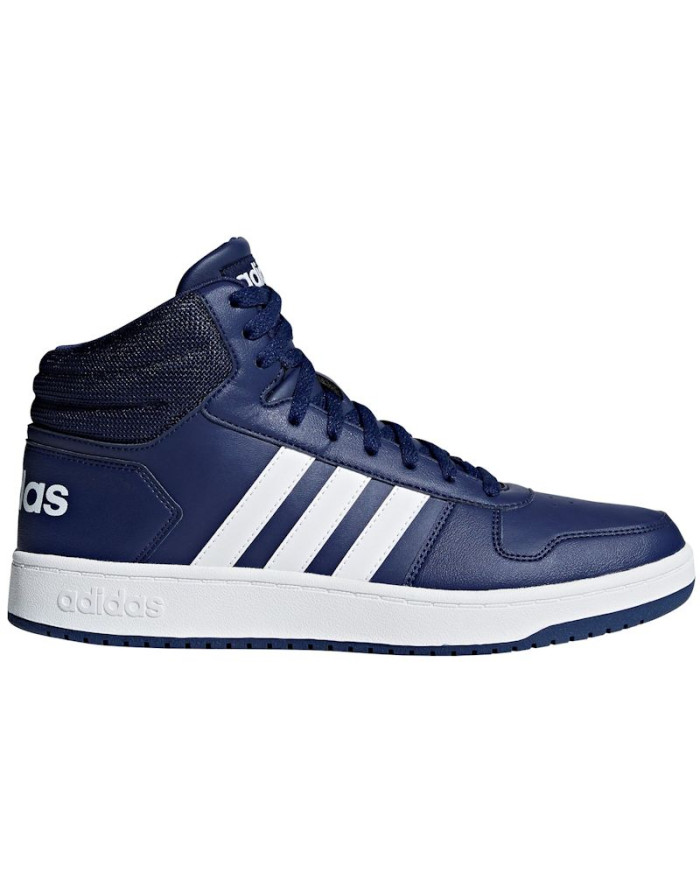 Buty męskie adidas Core HOOPS 2.0 MID B44663 Granatowe - Sklep online Mastersport