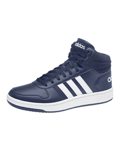 Buty męskie adidas Core HOOPS 2.0 MID B44663 Granatowe - Sklep online Mastersport