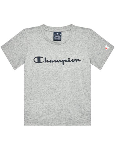 Koszulka dziecięca Champion CREWNECK T-SHIRT 305908EM021 Szara - Sklep online Mastersport